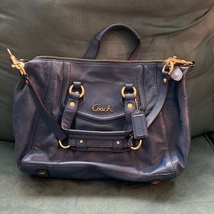Royal Blue Coach Bag